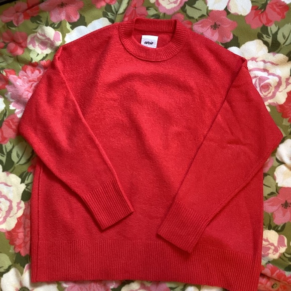Aerie UnReal Sweater *super soft, cozy, cashmere-feel* Small * Oversized - Picture 3 of 6